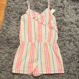 Colorful Striped Kids Romper